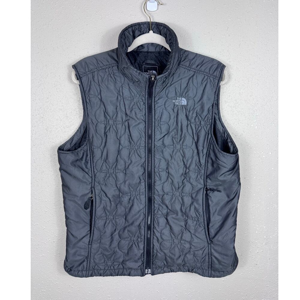 The North Face Dark Charcoal Gray Womens Vest size XL